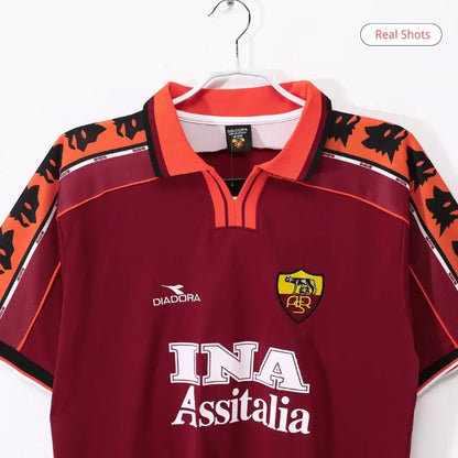 TOTTI #10 Roma 1998/99 Hjemme Retro drakt