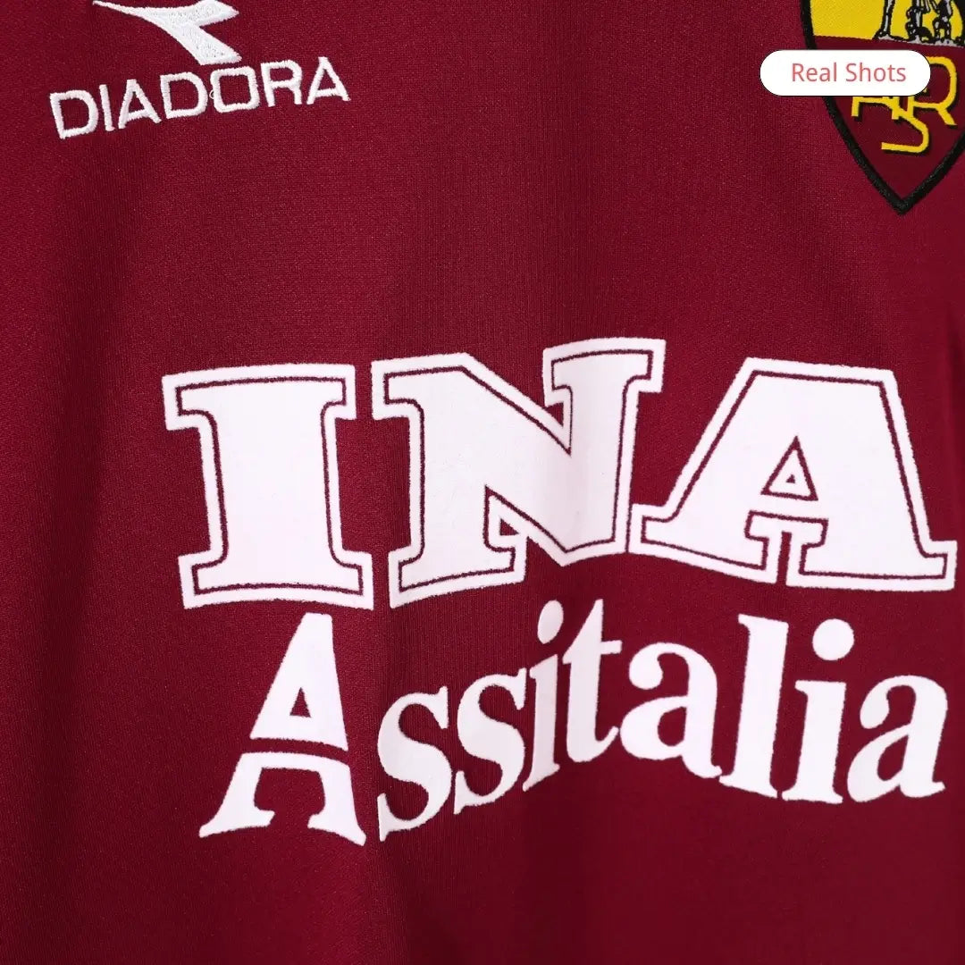 TOTTI #10 Roma 1998/99 Hjemme Retro drakt