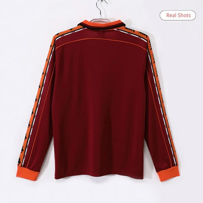 Roma 1998/99 Hjemme Retro drakt Langermet