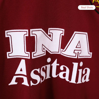 Roma 1998/99 Hjemme Retro drakt Langermet