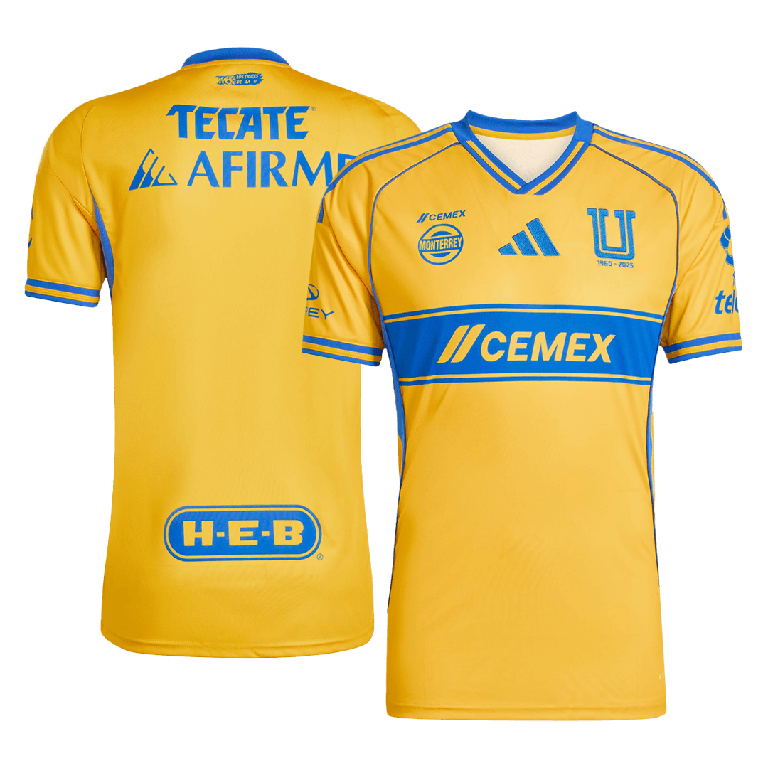 Tigres UANL Hjemme Herrer Fan-drakt 2025/26