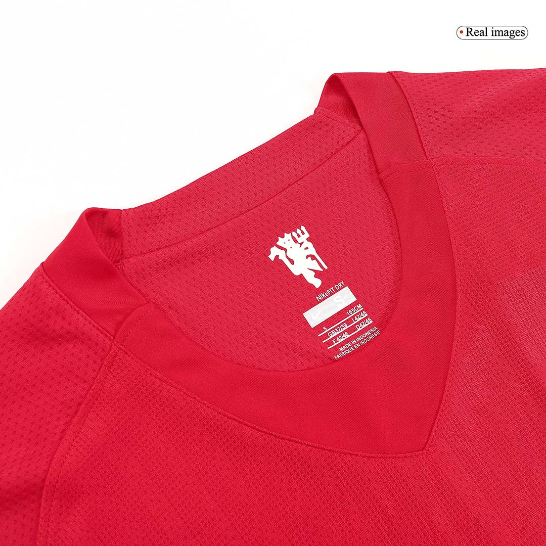 Manchester United 2007/08 Hjemme Retro drakt Langermet
