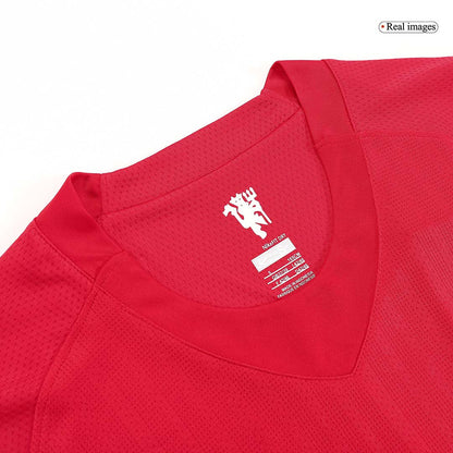 Manchester United 2007/08 Hjemme Retro drakt Langermet