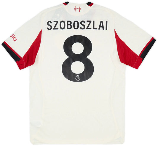 Szoboszlai #8 Liverpool Borte Herrer Fan-drakt 2025/26