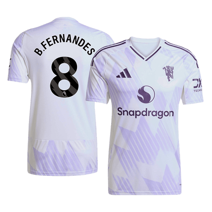 B.FERNANDES #8 Manchester United Borte Herrer Fan-drakt 2025/26