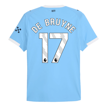 DE BRUYNE #17 Manchester City Hjemme Herrer Matchdrakt 2025/26
