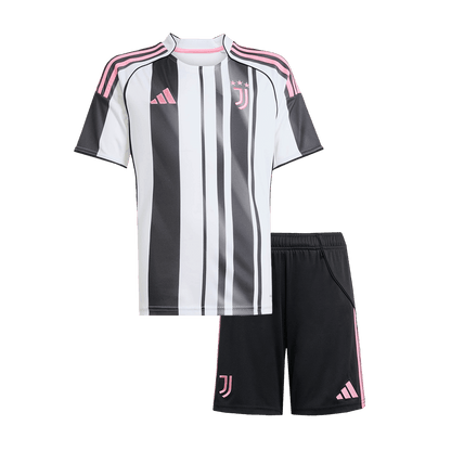 Juventus Hjemme Svart og Hvit Barn Drakt + Shorts 2025/26