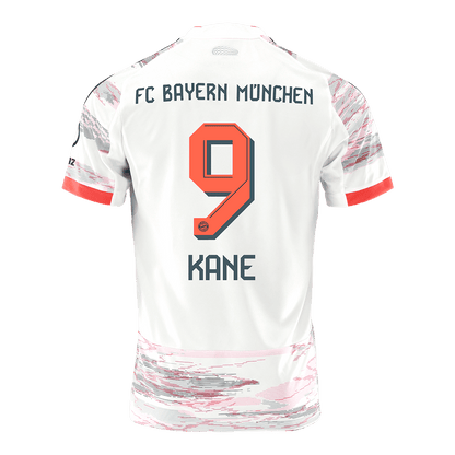 KANE #9 Bayern Munich Borte Hvit Herrer Fan-drakt 2025/26