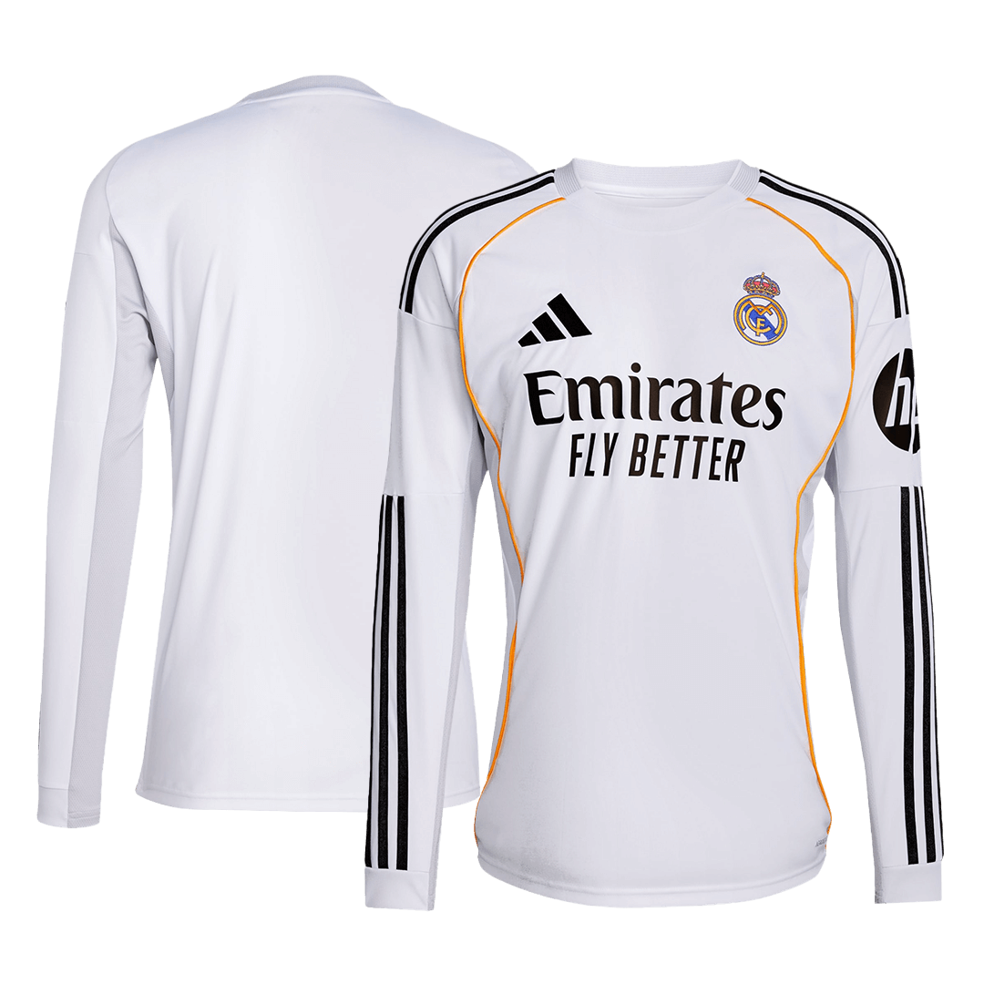 Real Madrid Hjemme Herrer Fan-drakt 2025/26 Langermet