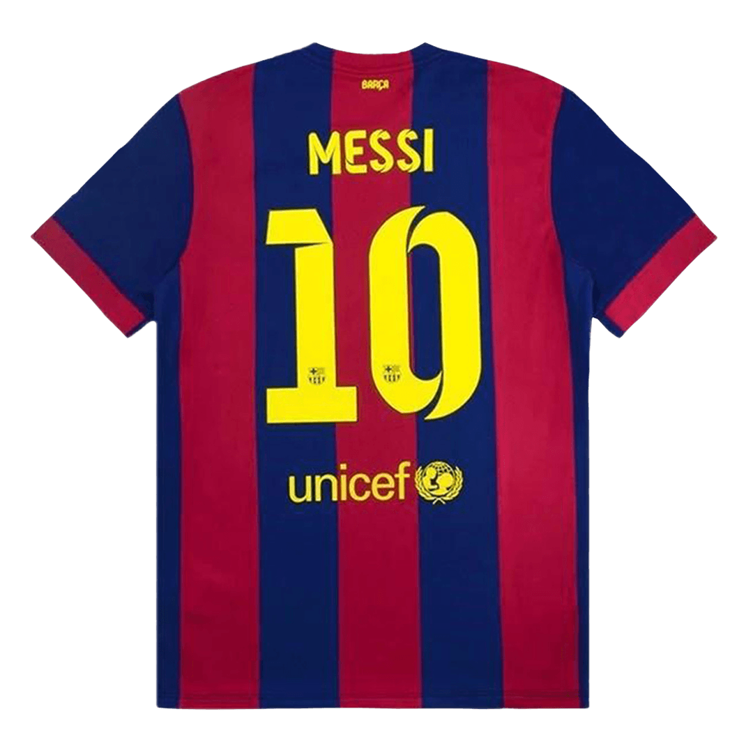 Barcelona MESSI #10 Barcelona 2014/15 Hjemme Retro drakt