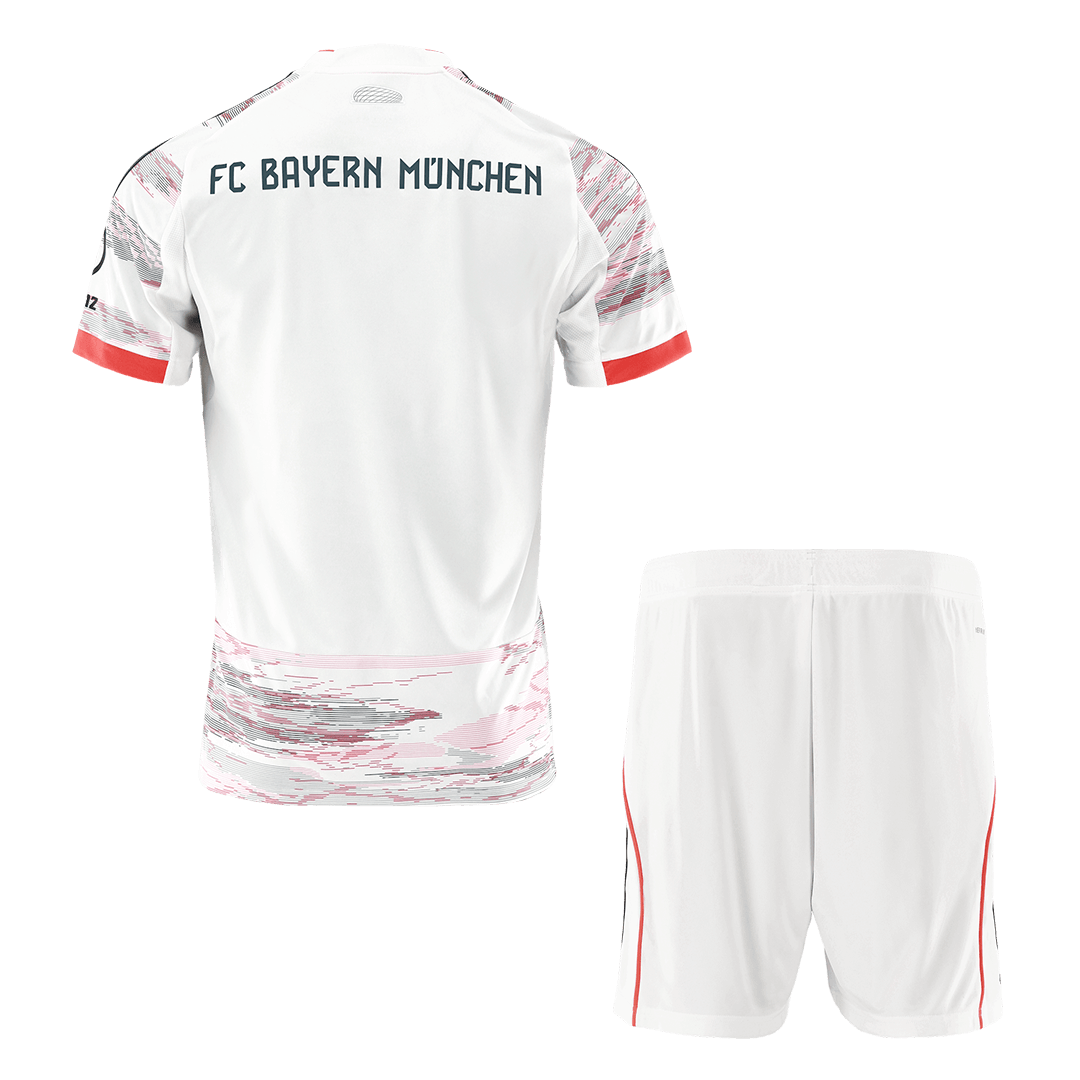 Bayern Munich Borte Hvit Herrer Drakt + Shorts 2025/26