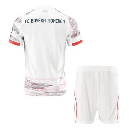 Bayern Munich Borte Hvit Herrer Drakt + Shorts 2025/26