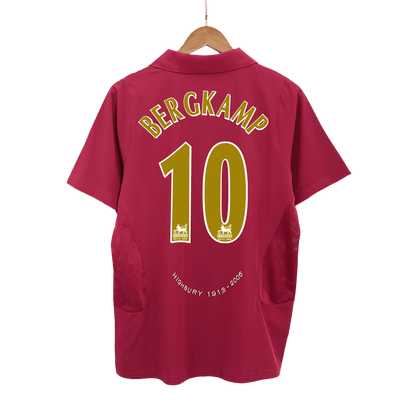 BERGKAMP #10 Arsenal 2005/06 Hjemme Retro drakt