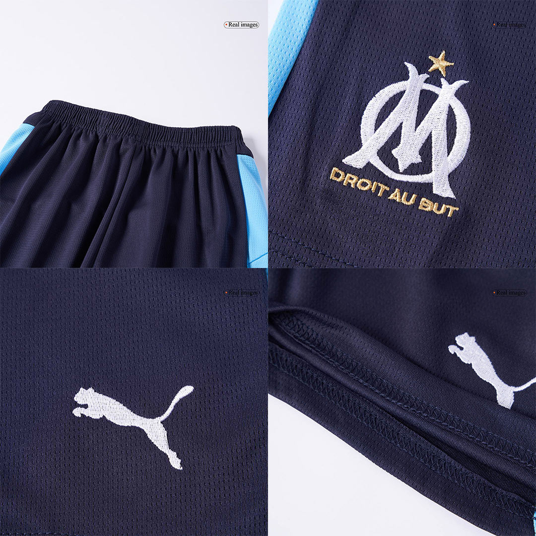 Marseille Borte Barn Drakt + Shorts 2025/26