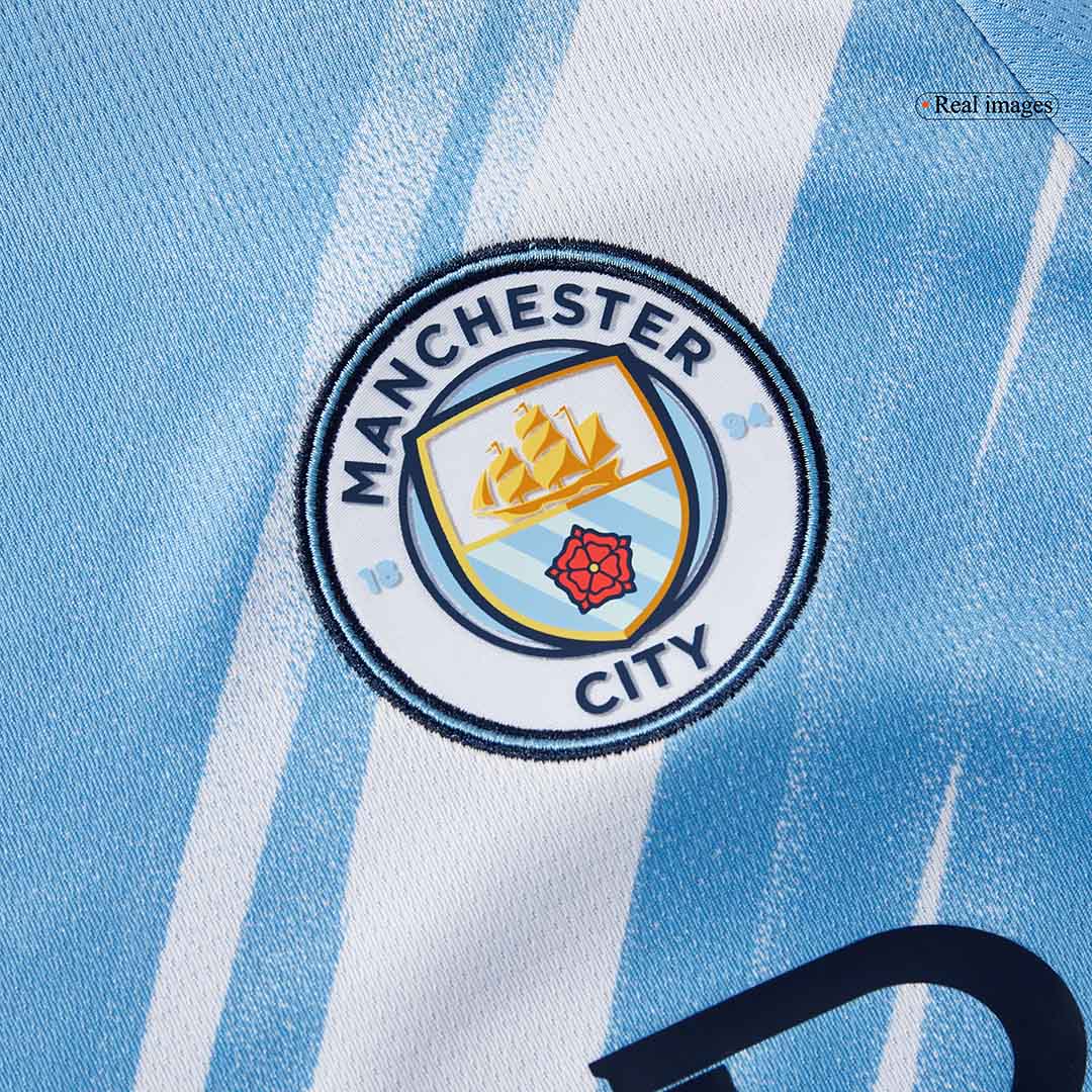 Manchester City Hjemme Herrer Fan-drakt Langermet 2025/26