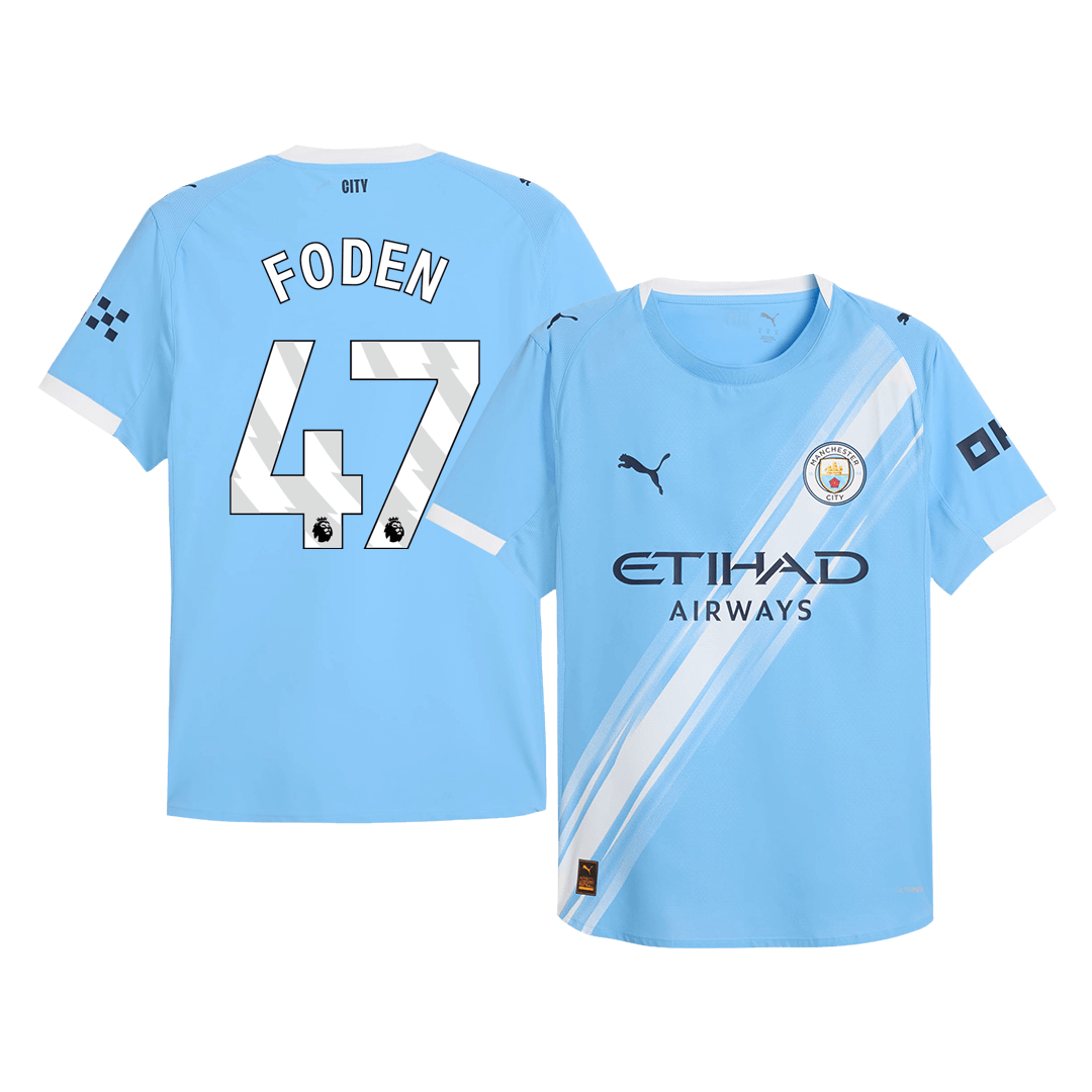 FODEN #47 Manchester City Hjemme Herrer Matchdrakt 2025/26