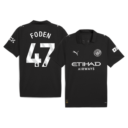 FODEN #47 Manchester City Borte Herrer Fan-drakt 2025/26