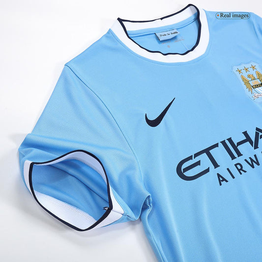 Manchester City 2013/14 Hjemme Retro drakt