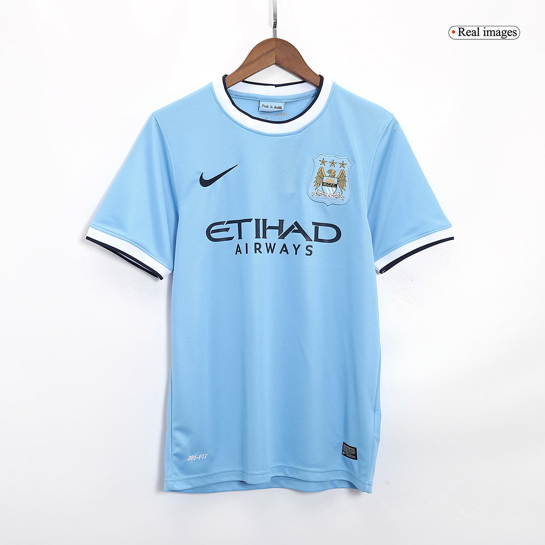 Manchester City 2013/14 Hjemme Retro drakt