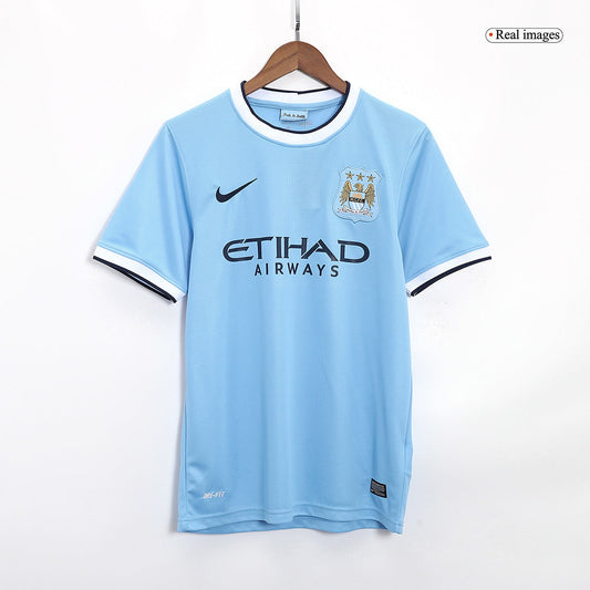 Manchester City 2013/14 Hjemme Retro drakt
