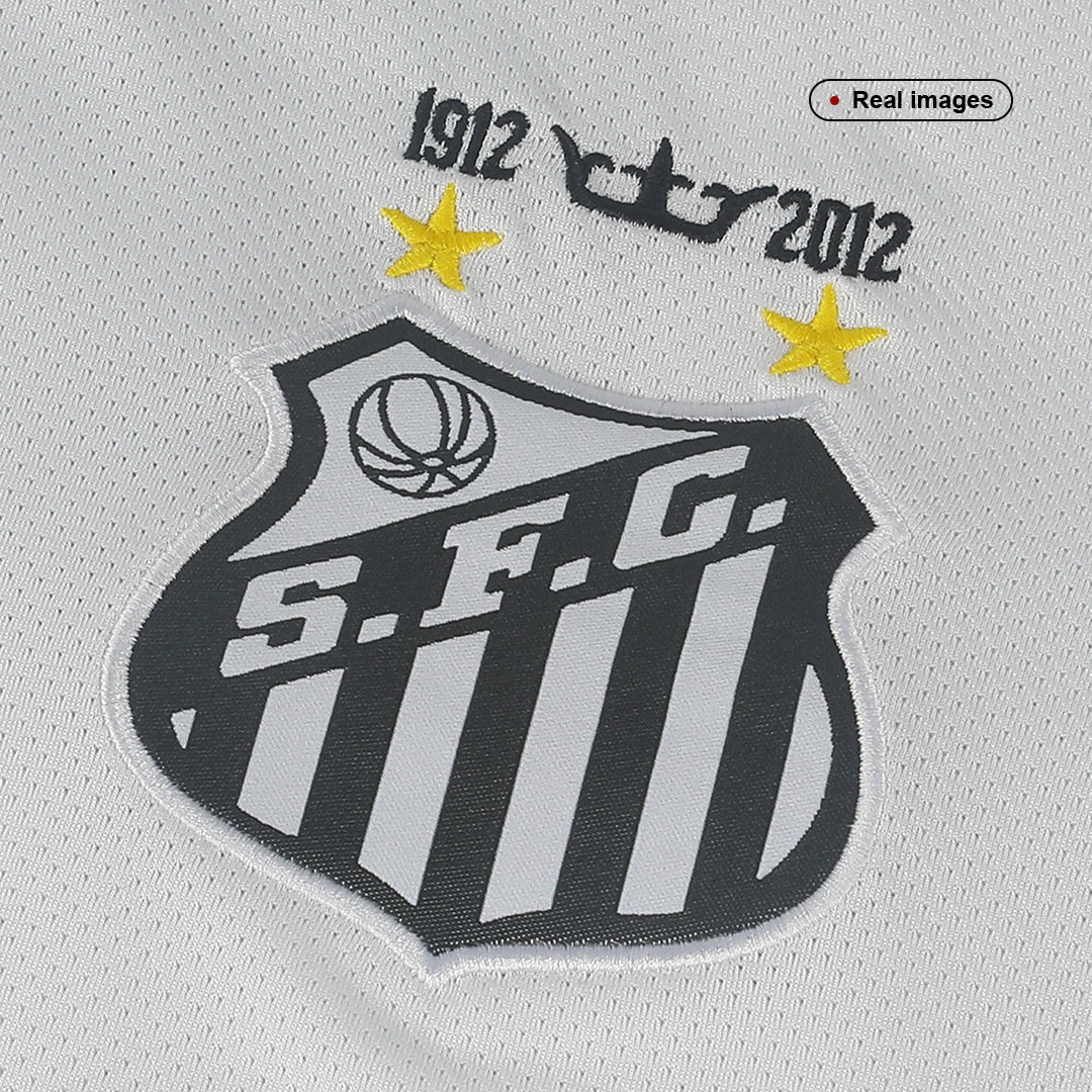 NEYMAR JR #11 Santos FC 2012 Hjemme Retro drakt