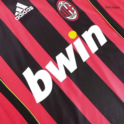 AC Milan 2006/07 Hjemme Retro drakt Langermet