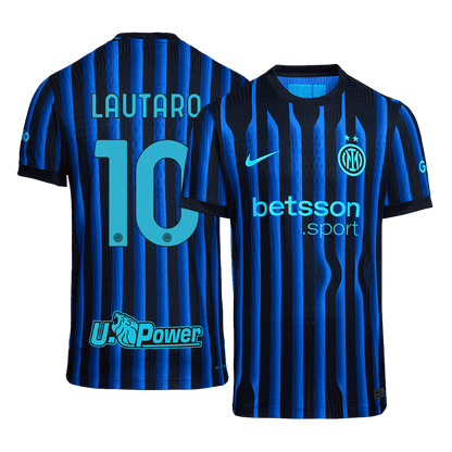 LAUTARO #10 Inter Milan Hjemme Herrer Matchdrakt 2025/26