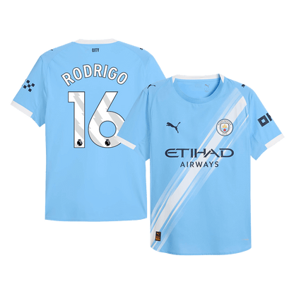 RODRIGO #16 Manchester City Hjemme Herrer Matchdrakt 2025/26