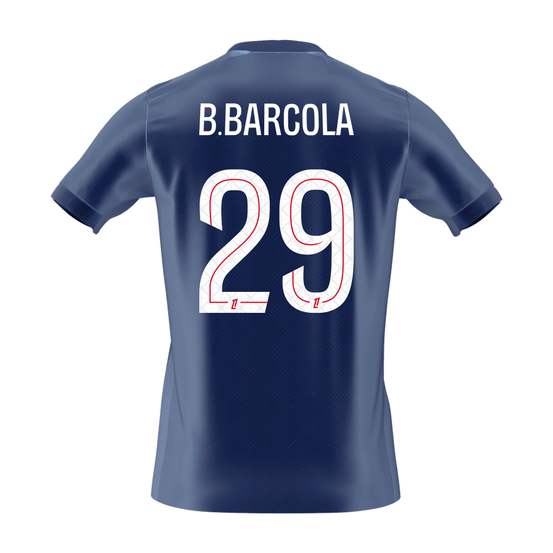 B.BARCOLA #29 PSG Hjemme Herrer Fan-drakt 2025/26