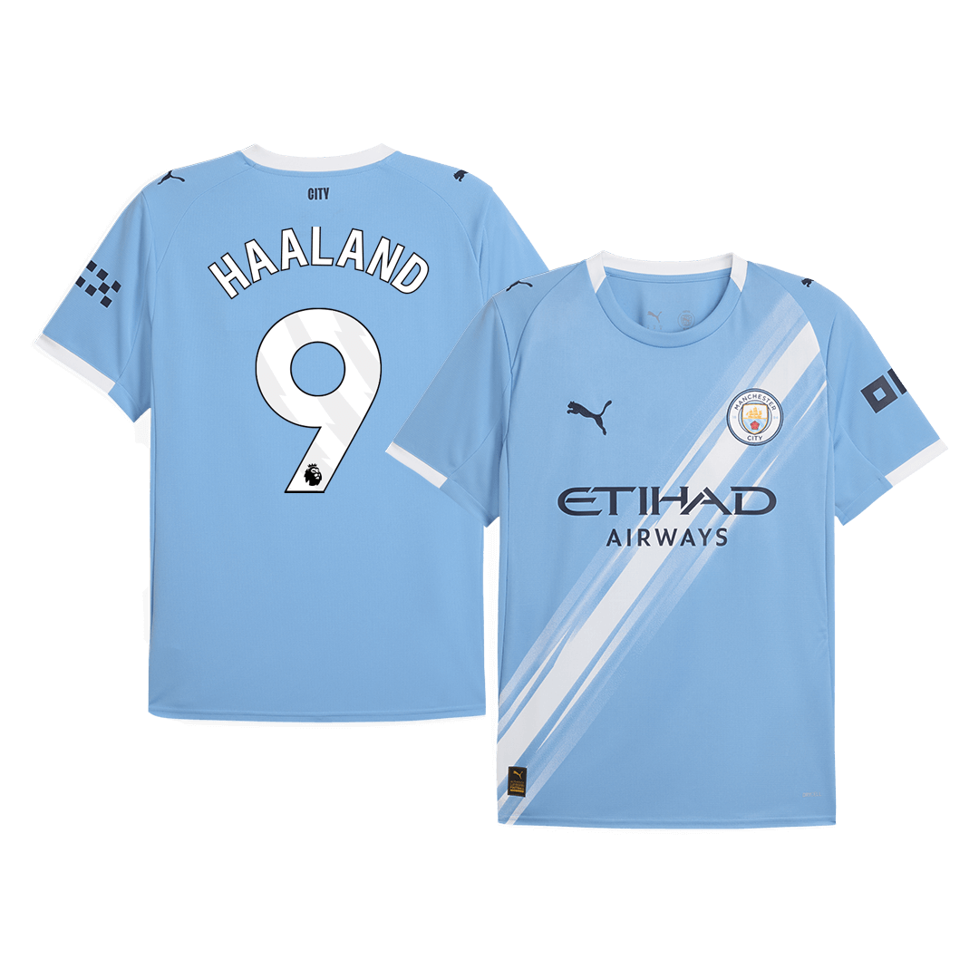 HAALAND #9 Manchester City Hjemme Herrer Fan-drakt 2025/26