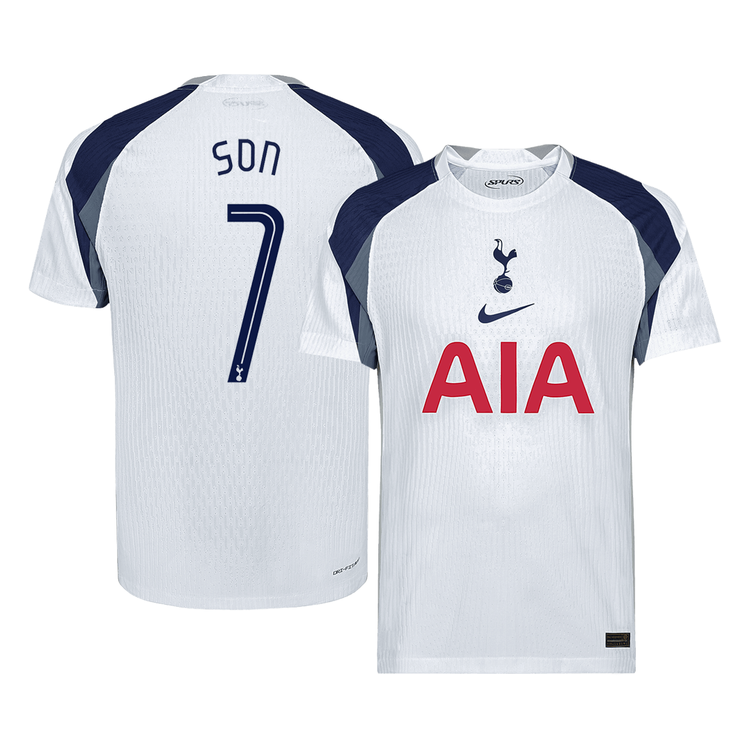 SON #7 Tottenham Hotspur Hjemme Hvit - UCL Herrer Matchdrakt 2025/26