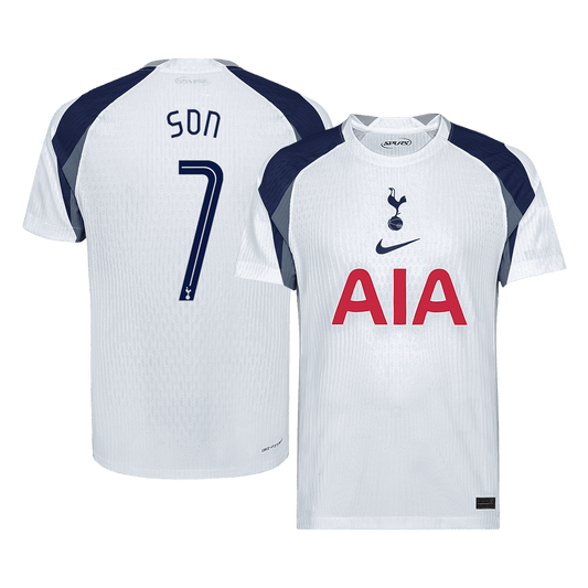 SON #7 Tottenham Hotspur Hjemme Hvit - UCL Herrer Matchdrakt 2025/26