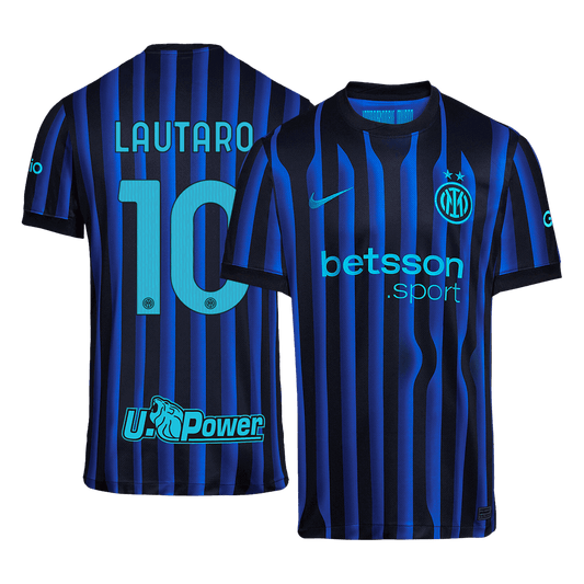LAUTARO #10 Inter Milan Hjemme Herrer Fan-drakt 2025/26