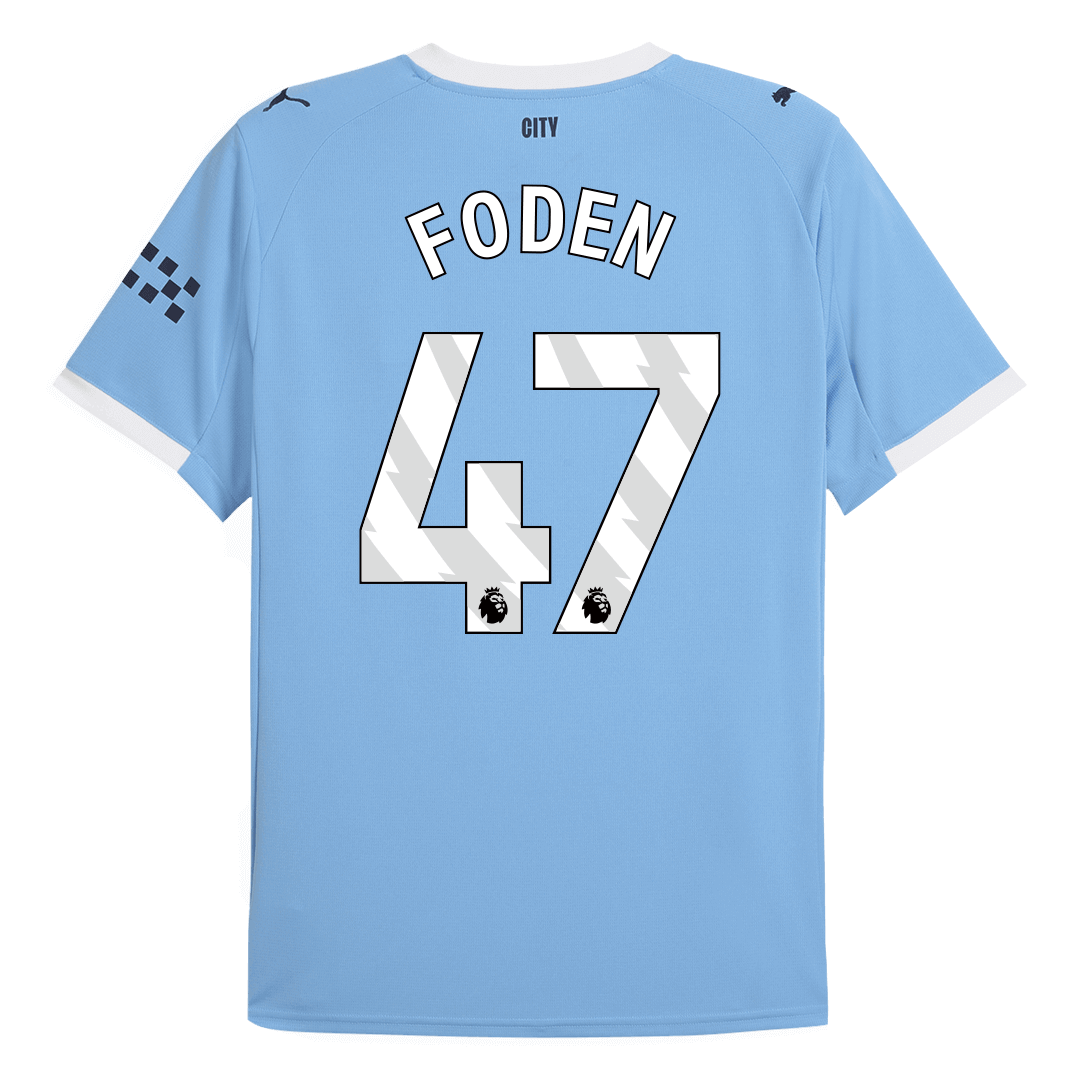 FODEN #47 Manchester City Hjemme Herrer Fan-drakt 2025/26