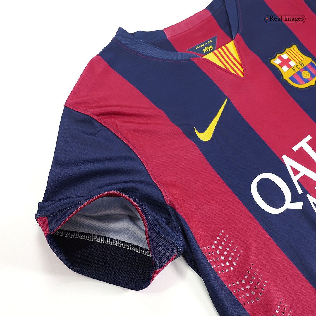 Barcelona SUÁREZ #9 Barcelona 2014/15 Hjemme Retro drakt
