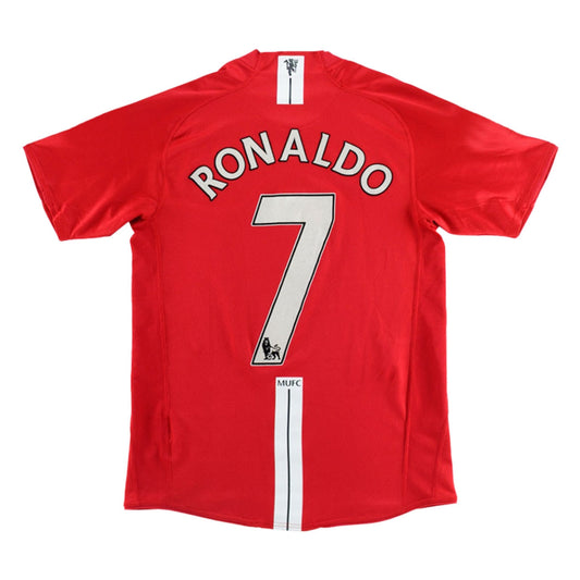 RONALDO #7 Manchester United 2007/08 Hjemme Retro drakt