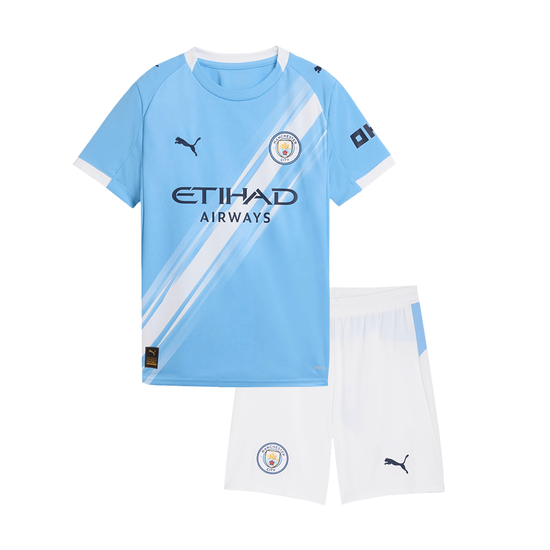 Manchester City Hjemme Barn Drakt + Shorts 2025/26
