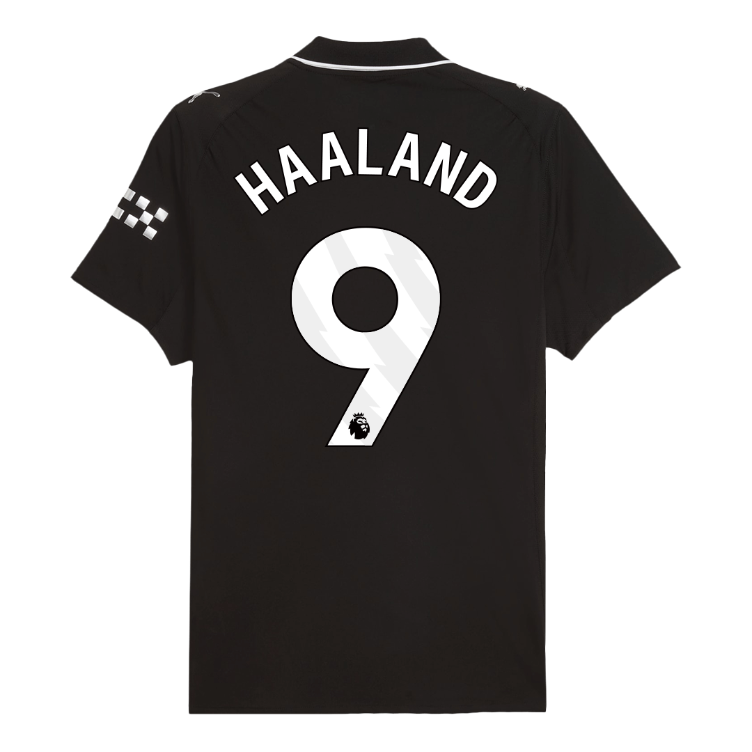 HAALAND #9 Manchester City Borte Herrer Matchdrakt 2025/26