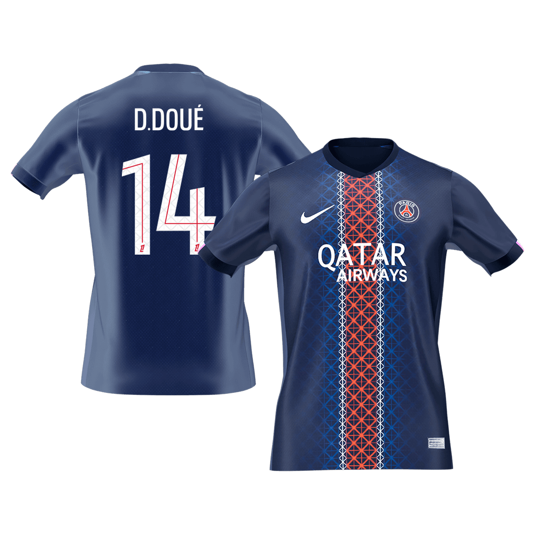 D.DOUÉ #14 PSG Hjemme Herrer Fan-drakt 2025/26