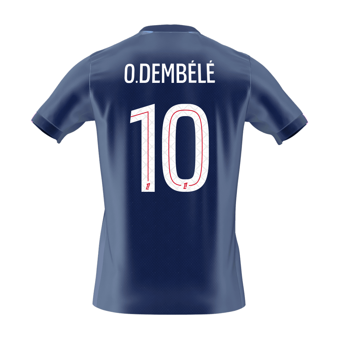 O.DEMBÉLÉ #10 PSG Hjemme Herrer Fan-drakt 2025/26