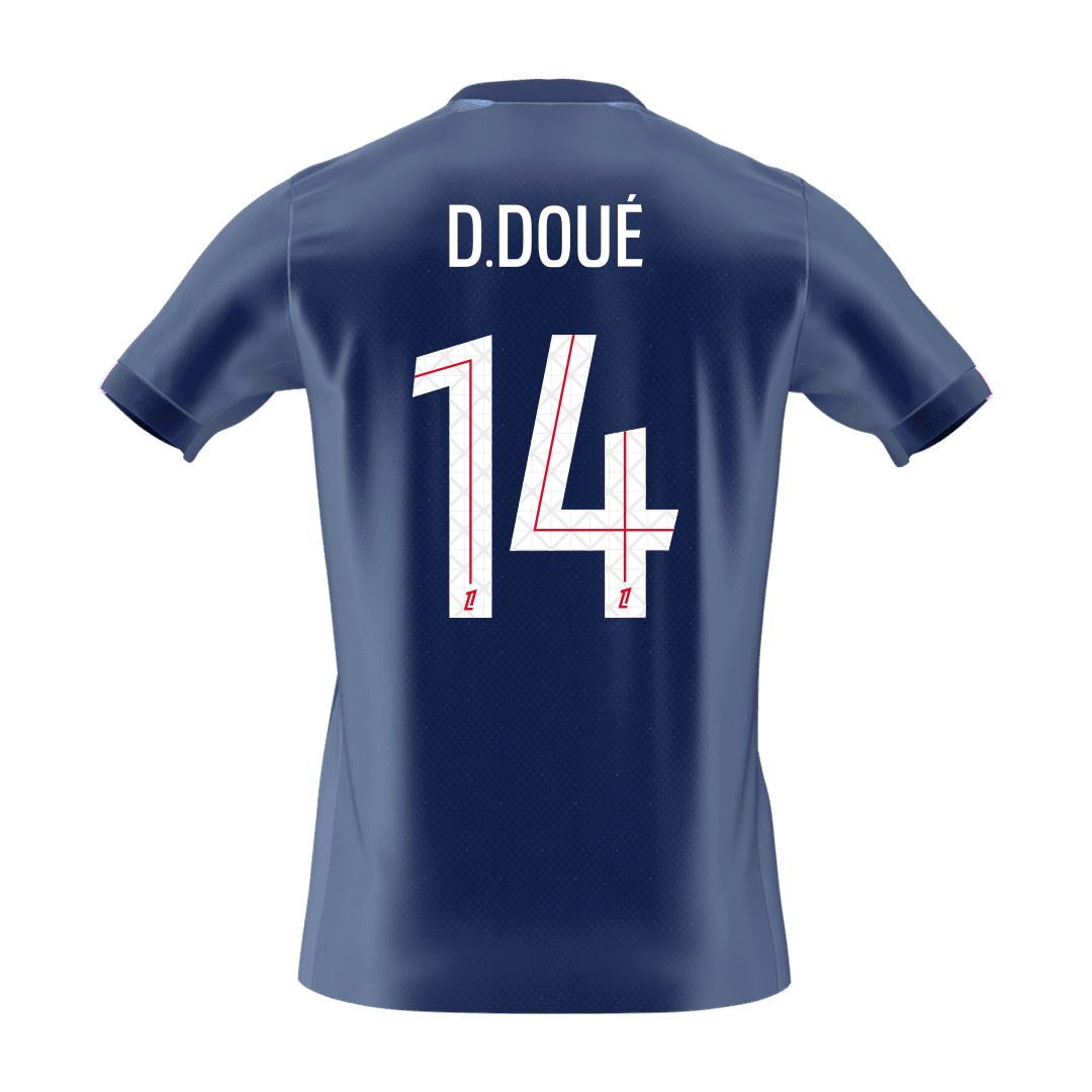 D.DOUÉ #14 PSG Hjemme Herrer Fan-drakt 2025/26