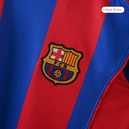 Ronaldinho #10 Barcelona 2004/05 Hjemme Retro drakt