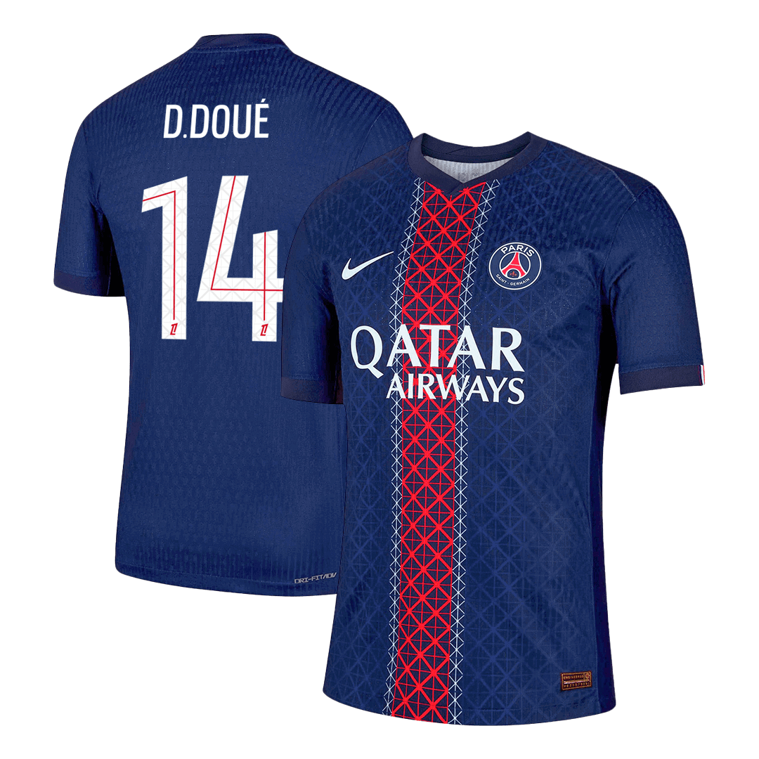 D.DOUÉ #14 PSG Hjemme Herrer Matchdrakt 2025/26