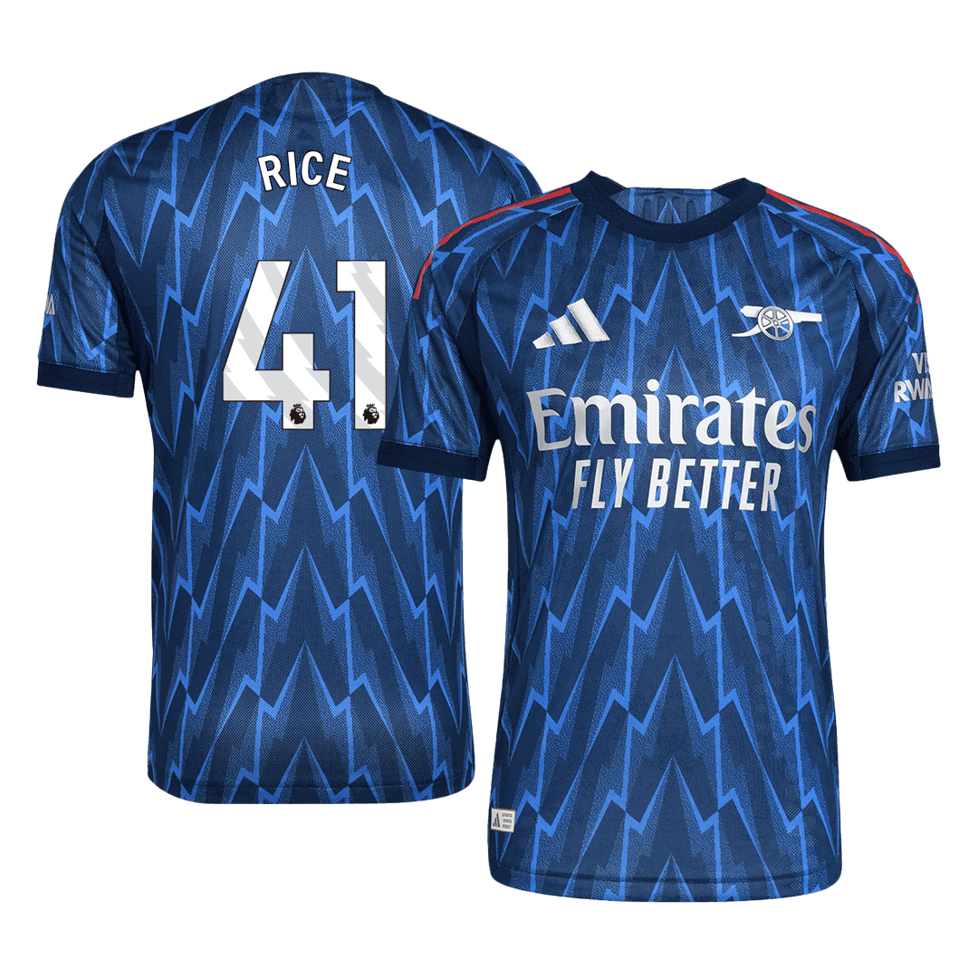 RICE #41 Arsenal Borte Herrer Matchdrakt 2025/26