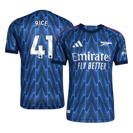 RICE #41 Arsenal Borte Herrer Matchdrakt 2025/26