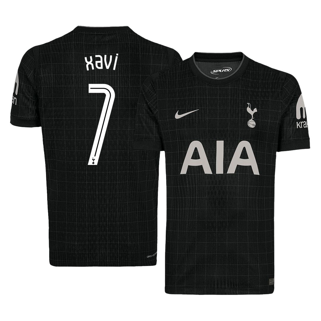 XAVI #7 Tottenham Hotspur Borte UCL Herrer Fan-drakt 2025/26