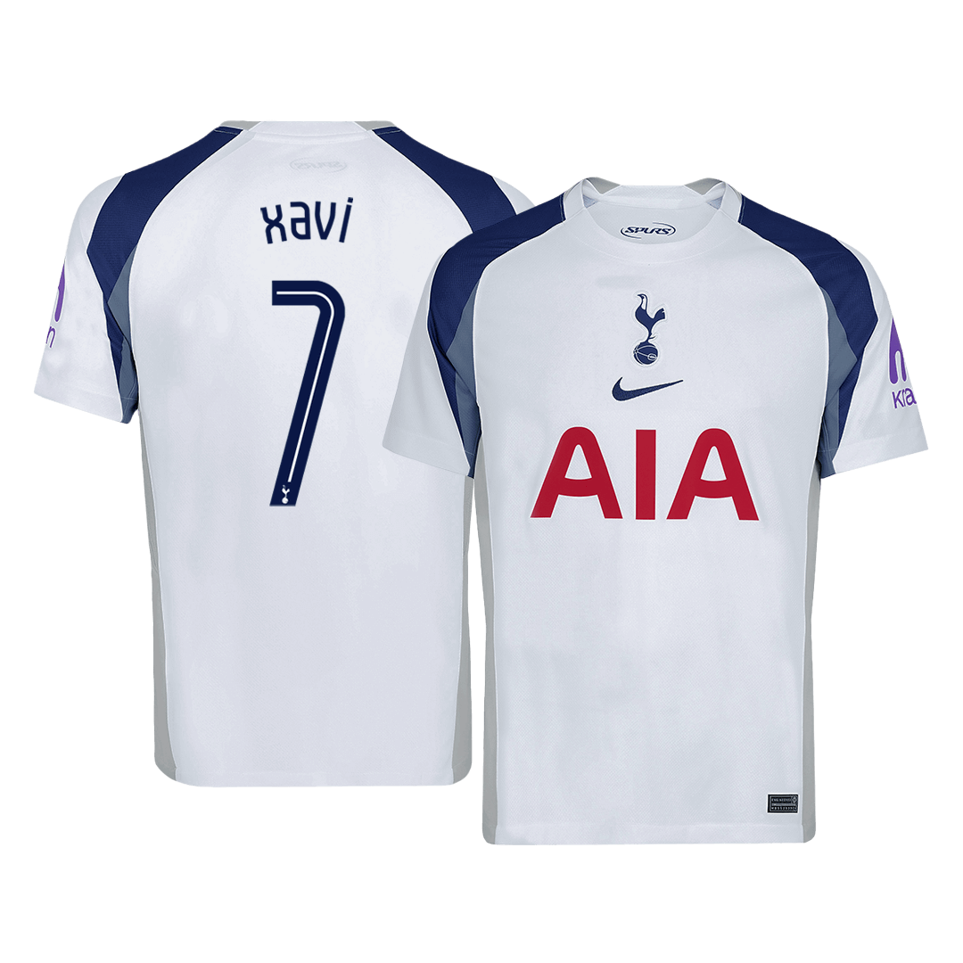 XAVI #7 Tottenham Hotspur Hjemme UCL Herrer Fan-drakt 2025/26
