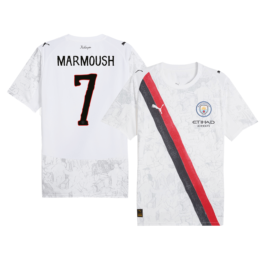 MARMOUSH #7 Manchester City KidSuper Herrer Fan-drakt 2025/26 – Klubb-VM