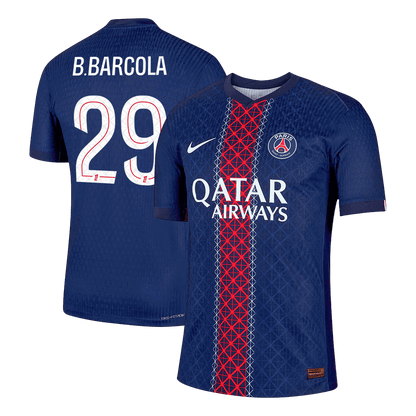B.BARCOLA #29 PSG Hjemme Herrer Matchdrakt 2025/26