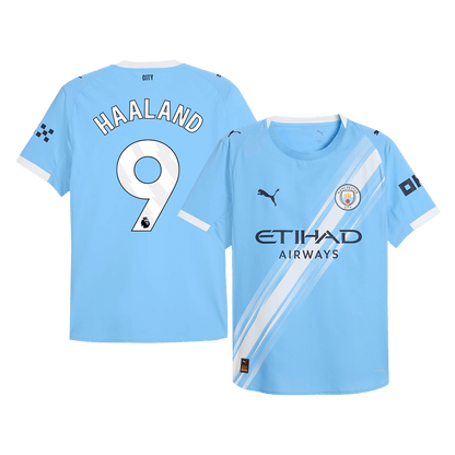 HAALAND #9 Manchester City Hjemme Herrer Matchdrakt 2025/26